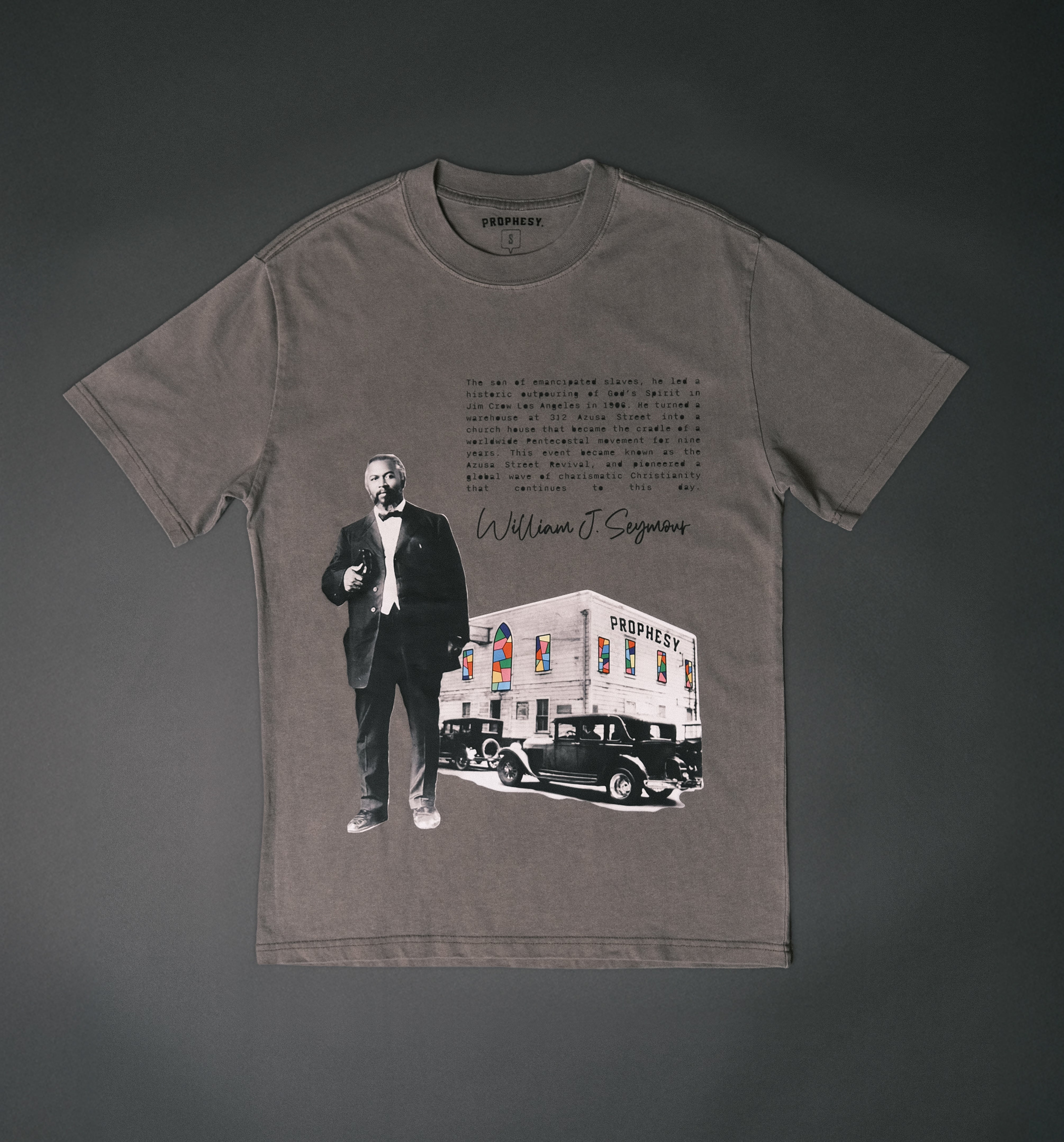 William J. Seymour Revivalist Tee w/ Stained Glass (“The OG”)