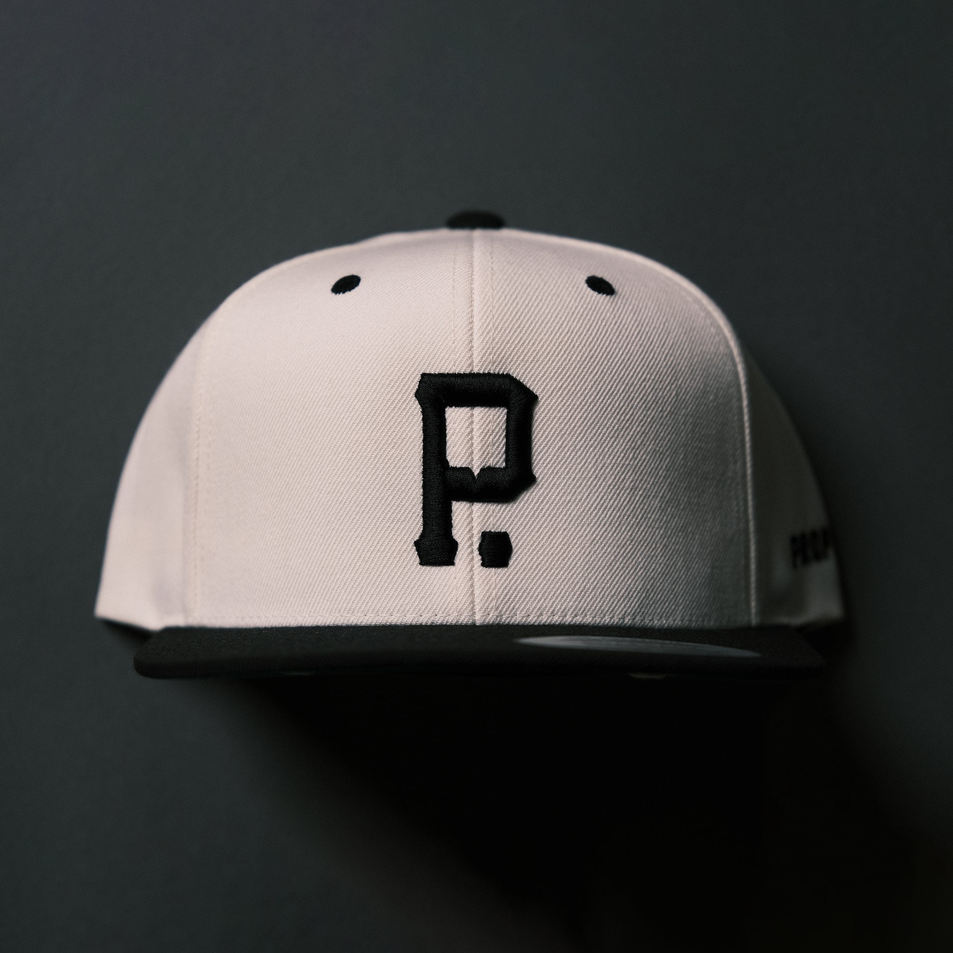 Two-Tone Wool Blend SnapBack Crown | Natural/Black