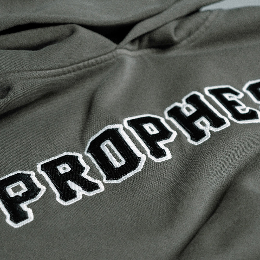Twill Embroidered Logo Hoodie