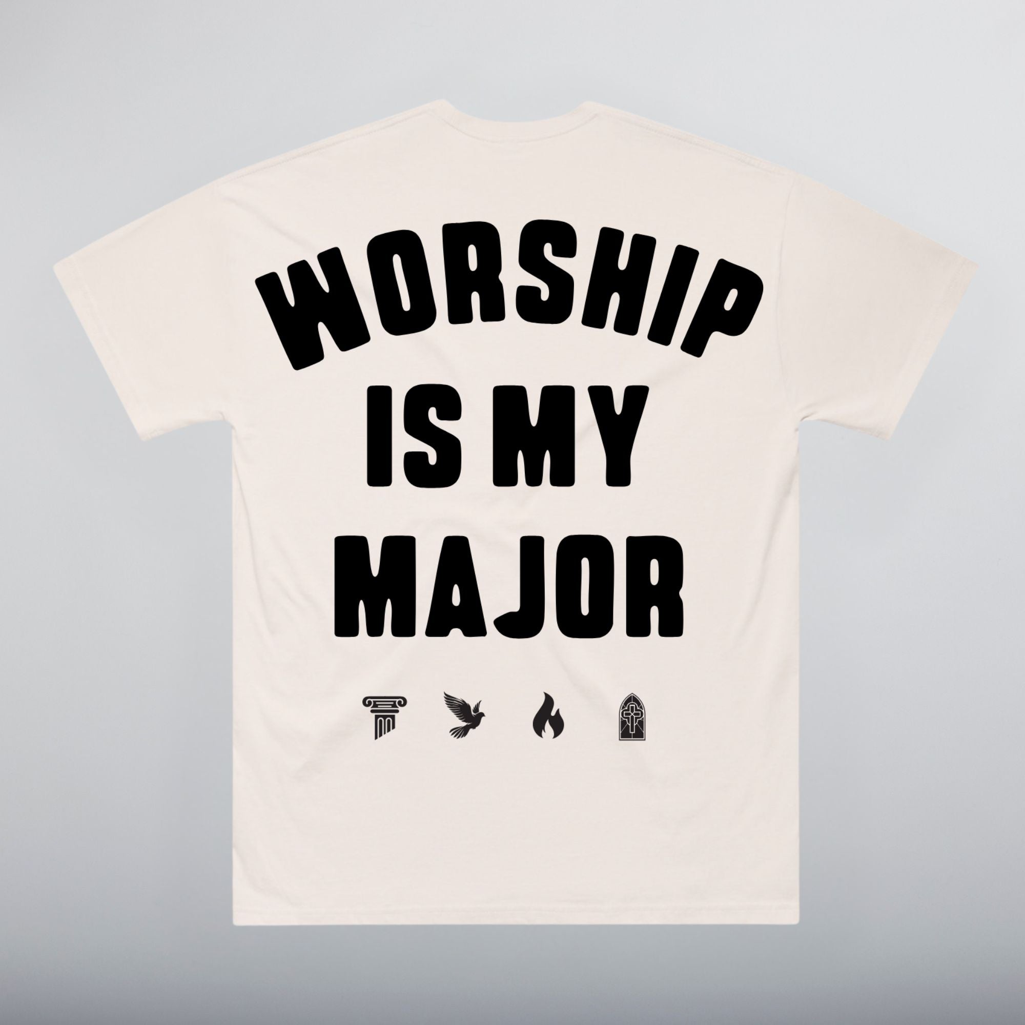 Worship is My Major Oversized Tee