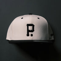Two-Tone Wool Blend SnapBack Crown | Natural/Black