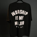 Worship is My Major Oversized Tee