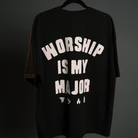 Worship is My Major Oversized Tee