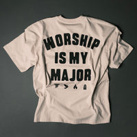 Worship is My Major Oversized Tee
