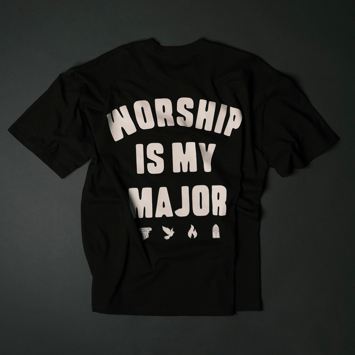 Worship is My Major Oversized Tee
